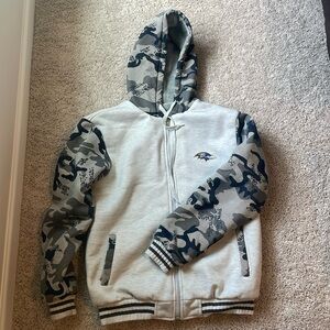 Fleece Lined Ravens Jacket